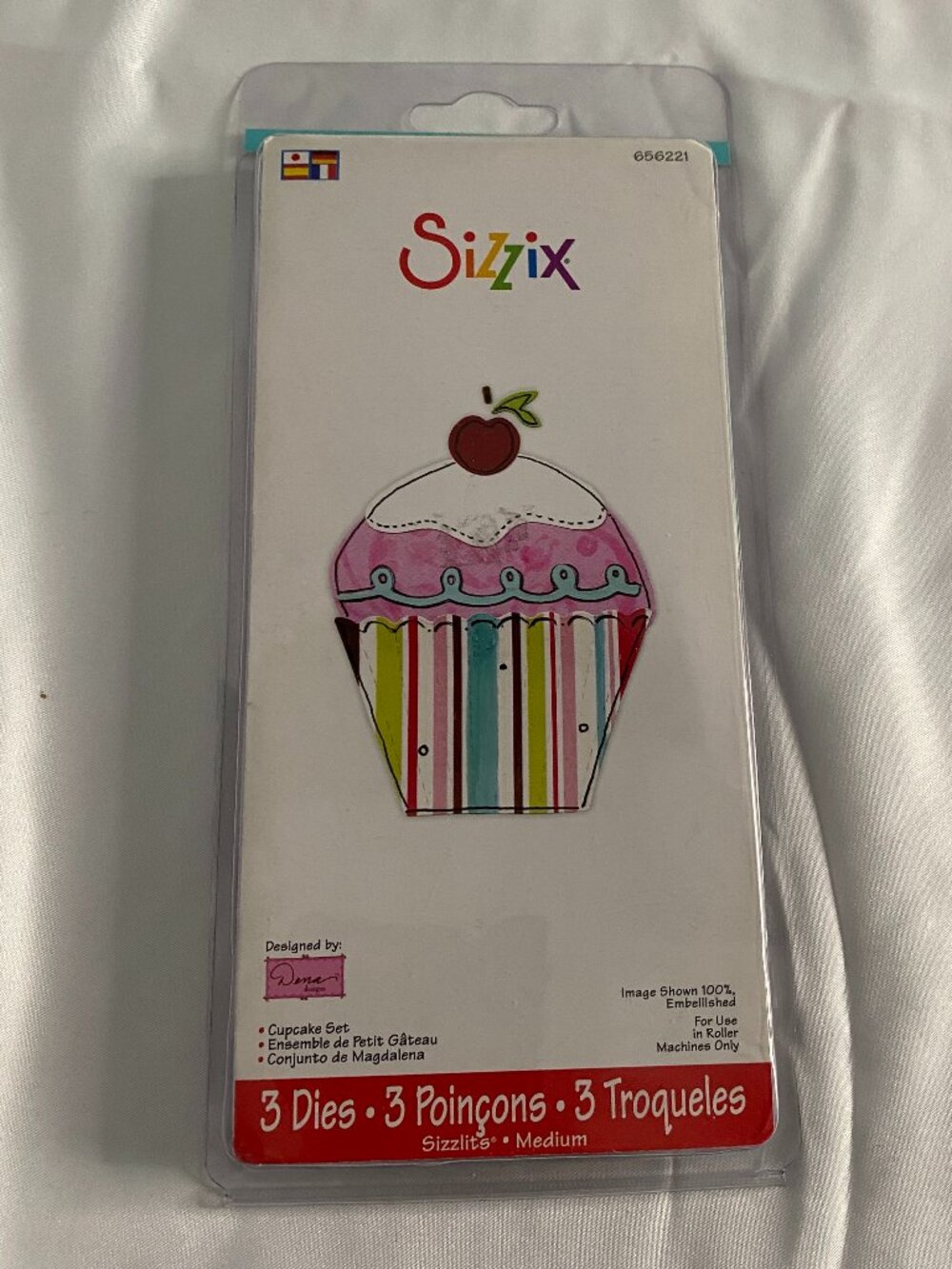 Sizzix Sizzlits Cupcake Set 3-Piece Cutting Die Set